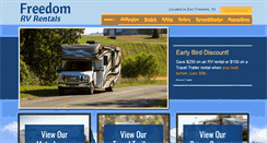 Desktop Screenshot of freedomrentals.com