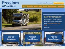 Tablet Screenshot of freedomrentals.com